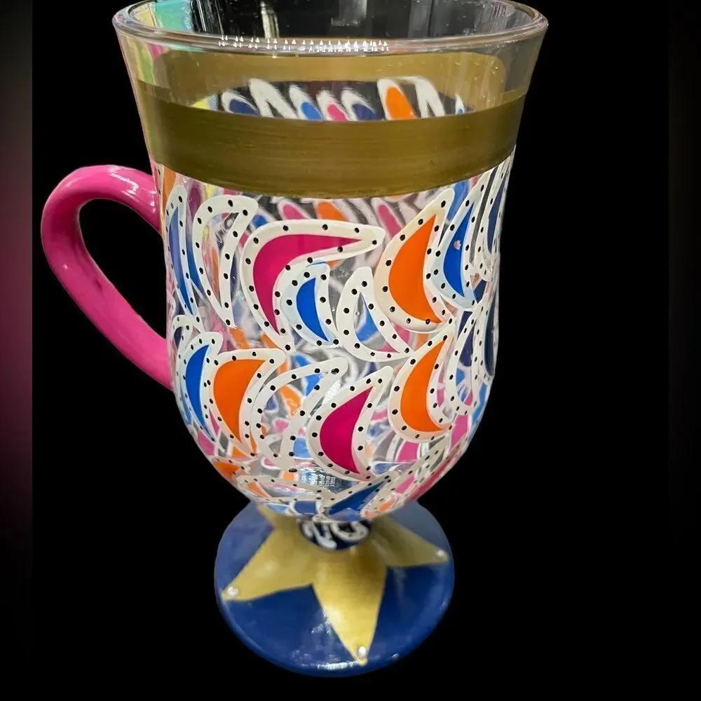 LOLITA - “Casbah” Hot Beverage Coffee Mug l Hand Painted  Collectible l  EUC